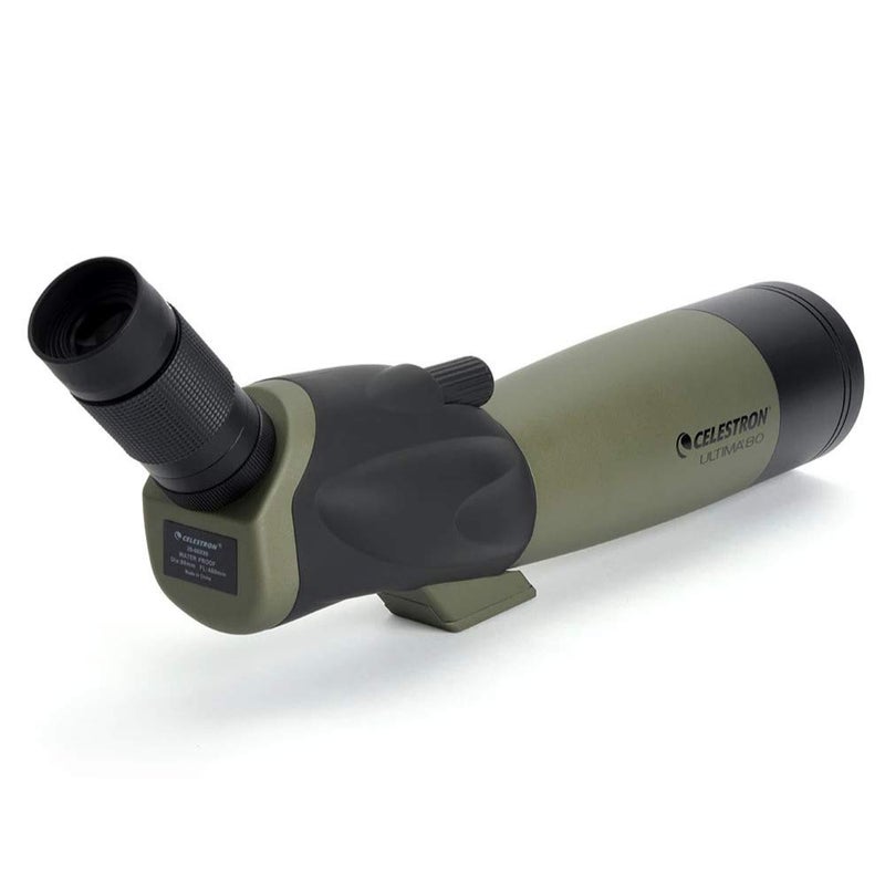 Celestron Celestron Ultima 20 60X80Mm Angled Zoom Spotting Scope With Smartphone Adapter, Black/Grey  - Image 2