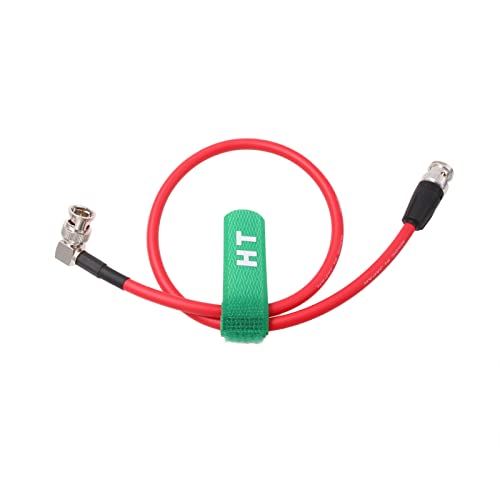 HangTon 12G 3G SDI Raw 4K 60p Video Cable BNC for SmallHD Atomos Monitor Sony Alexa DSMC2 Camera Blackmagic 75 ohm Coaxial Shielded 30cm - Image 1