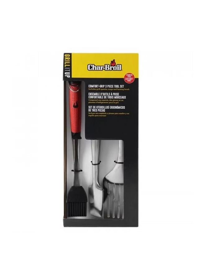 Charbroil 3-Piece Comfort-Grip BBQ Tool Set Multicolor - Image 5