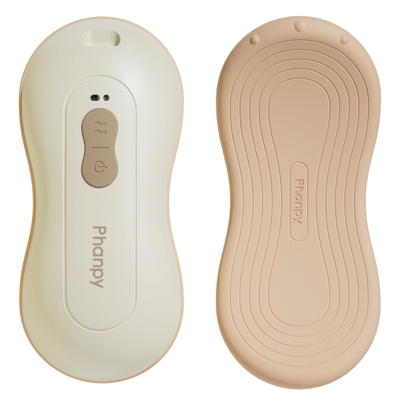 Phanpy Lactation Massager, Breast Massager for Breastfeeding, Breastfeeding Essentials, 2-in-1 Multiple Modes of Heat and Vibration Breastfeeding Supplies, Relieve Clogged Ducts - Image 1