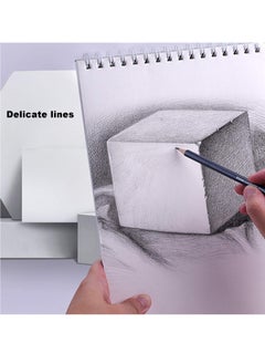 KASTWAVE Sketch Book for Kids, 100 Pages Spiral Bound Artist Sketch Pad Sketchbook for Painting  - Image 5