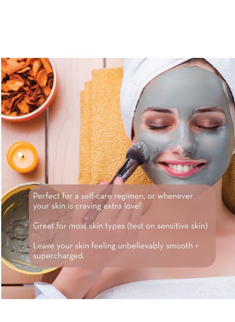 PURE BODY NATURALS - Pure Body Naturals Dead Sea Mud Mask - Face Mask and Body Mud for Acne, Blackheads, and Oily Skin - Facial Self Care for Men and Women - Minimize Pores with Deadsea Mud, Clay, Charcoal - 8.8 Ounce - Image 1