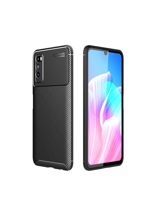 S-TOP Case For Huawei Enjoy Z 5G Carbon Fiber Texture Shockproof TPU Case - Image 1