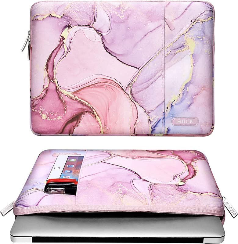 MOCA Laptop Case 13.3 inch, 13-13.3 inch Laptop Sleeve Compatible with MacBook Air/Pro 13/Pro 14 M5 M4 M3 M2 M1, HP Dell ASUS Lenovo,Polyester Vertical Computer Sleeve Bag with Pocket - Image 1