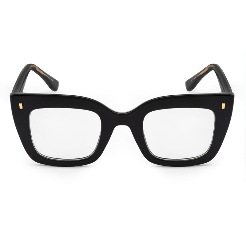PERKEY Store PERKEY Bold Collection | Blu Cut & Antiglare Computer Eyeglasses | Full Rim Square Shape | For Women | Small | OPTL0016 - Image 2