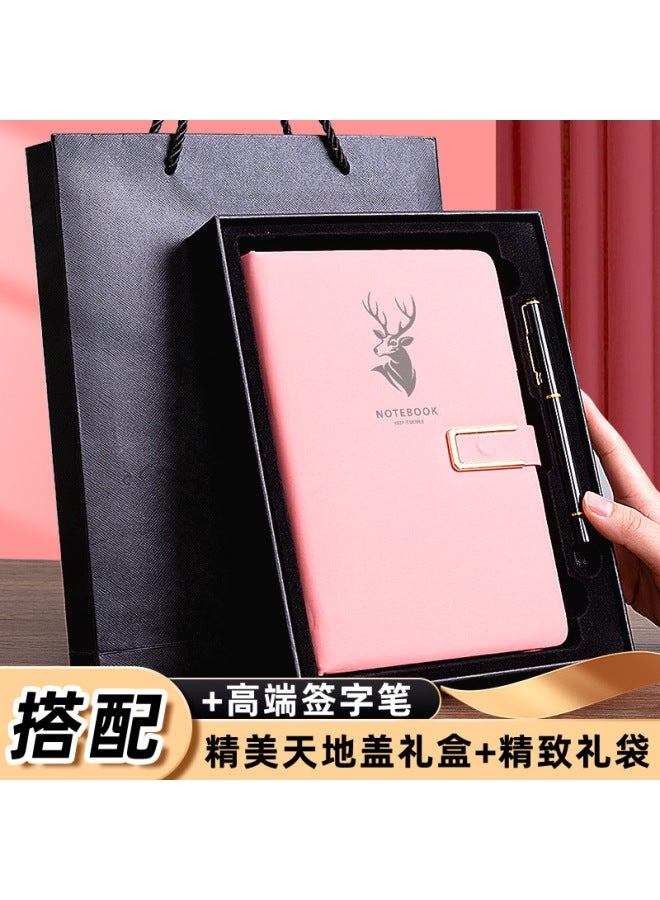 Amari A5 Notebook Business Office Work Meeting Recording Book Simple Buckle Thickened Notepad Printable Logo - Image 1