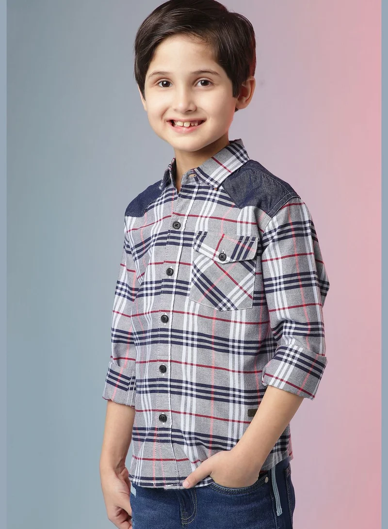 Instafab Checked Shirt