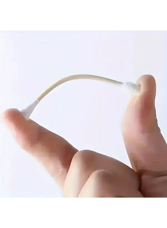 1000 قطعة مسحات هيبوالرجينيك مزدوجة الاستخدام لتنظيف الأذن والمكياج أعواد خشبية قابلة للتصرف - Image 4