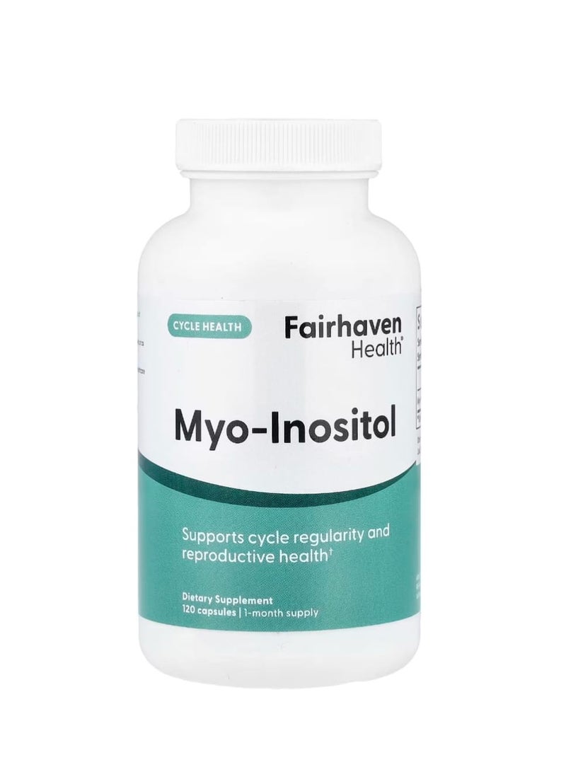 فايرهايفن هيلث ميو-اينوزيتول 2000 ملجم 120 كبسولة (500 ملجم لكل كبسولة) - Image 1