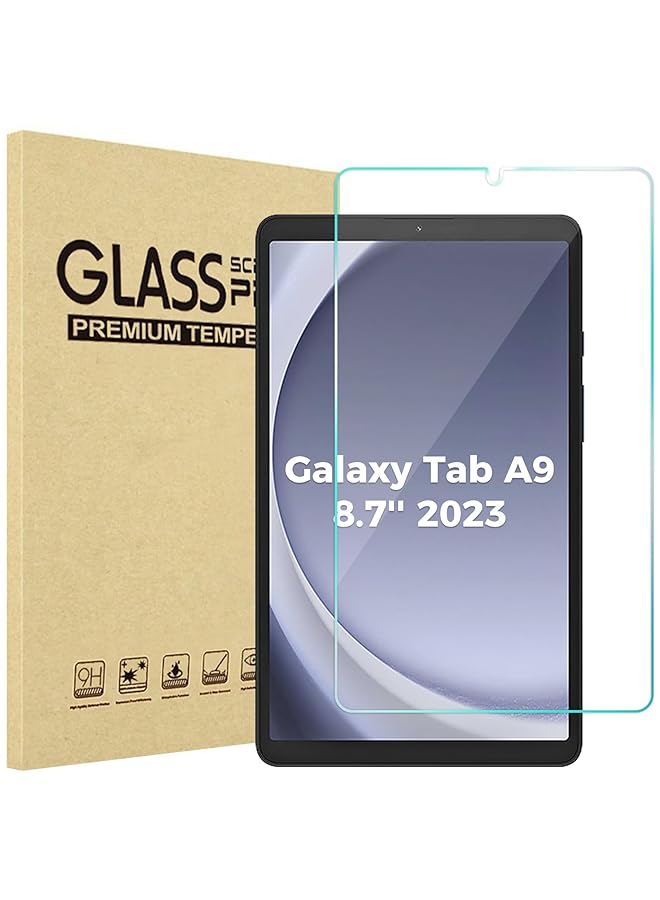 Procases Pack Screen Protector For Galaxy Tab A9 8.7 Inch 2023 9H Hardness Tempered Glass Hd Clear Screen Film Guard For 8.7 Inch Galaxy Tab A9 Tablet Sm X110 X115 X117 - Image 1