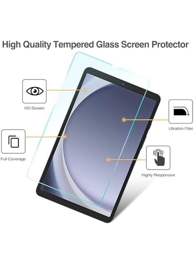 Procases Pack Screen Protector For Galaxy Tab A9 8.7 Inch 2023 9H Hardness Tempered Glass Hd Clear Screen Film Guard For 8.7 Inch Galaxy Tab A9 Tablet Sm X110 X115 X117 - Image 3