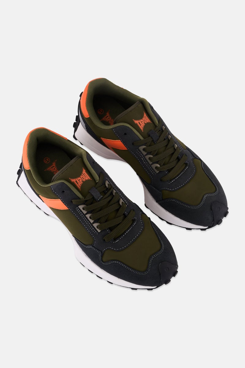 TapouT Men Lace Up Outdoor Shoes, Olive - Image 4