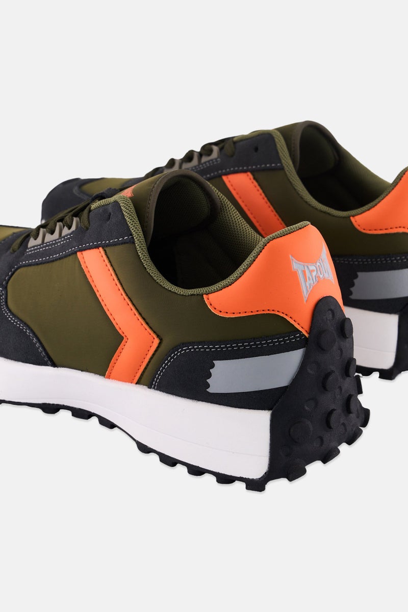 TapouT Men Lace Up Outdoor Shoes, Olive - Image 2