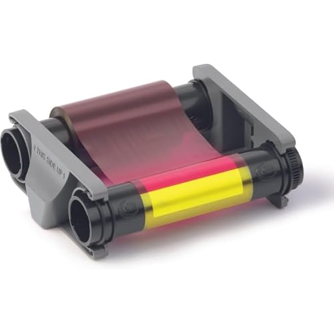 DURACARD COLOUR RIBBON FOR DURACARD ID 300 PRINTER | PRINTS UPTO 100 PHOTO QUALITY ID CARDS | EASY TO INSTALL | PACK OF 1, MULTICOLOR - Image 1