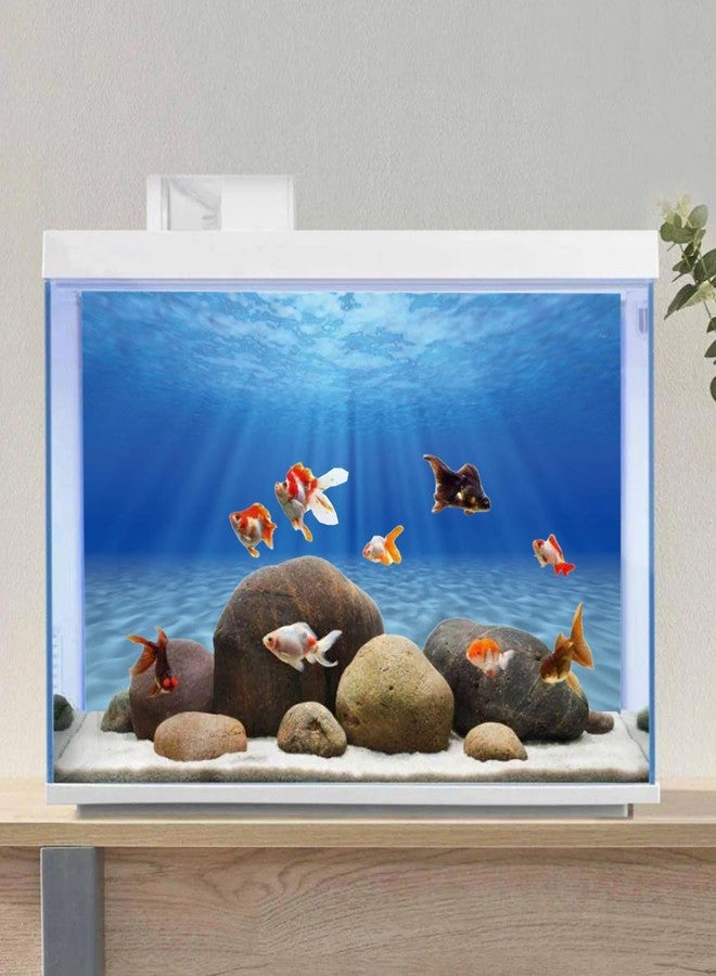 AWERT Undersea Theme Aquarium Background Sunshine Underwater World Fish Tank Background 24x12 inches - Image 5