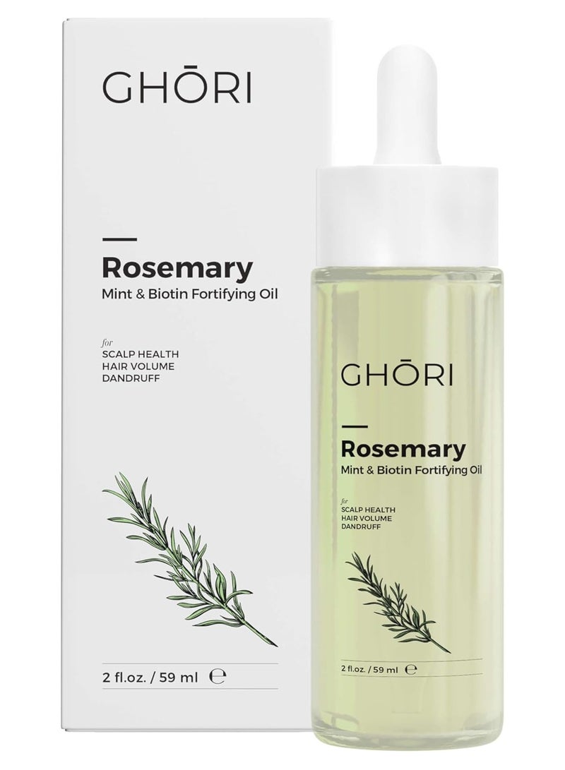 GHORI ROSEMARY OIL, MINT & BIOTIN Oil FOR HAIR GROWTH, HAIRFALL CONTROL & SCALP NOURISHMENT - Image 1
