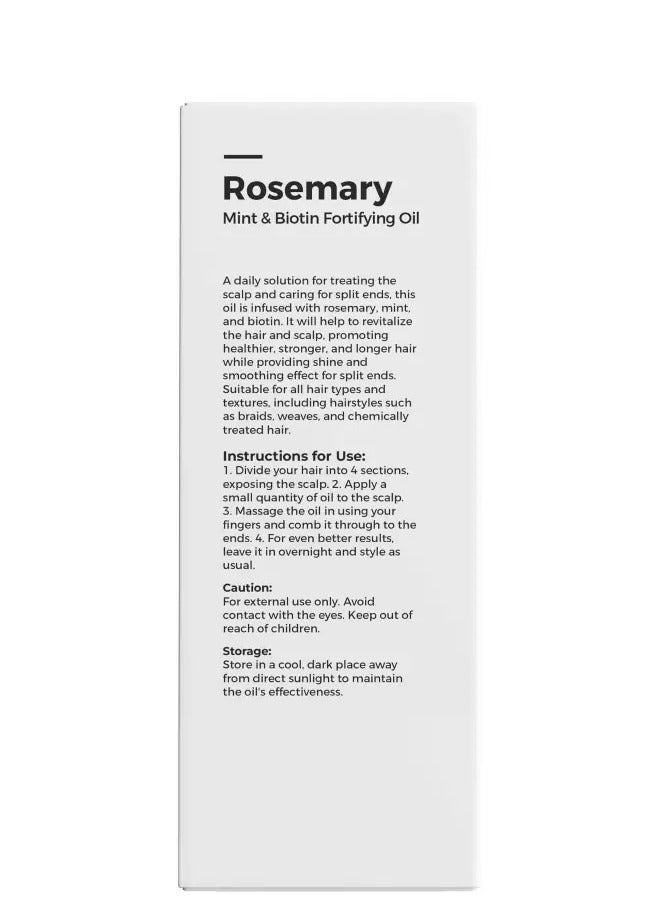 GHORI ROSEMARY OIL, MINT & BIOTIN Oil FOR HAIR GROWTH, HAIRFALL CONTROL & SCALP NOURISHMENT - Image 3
