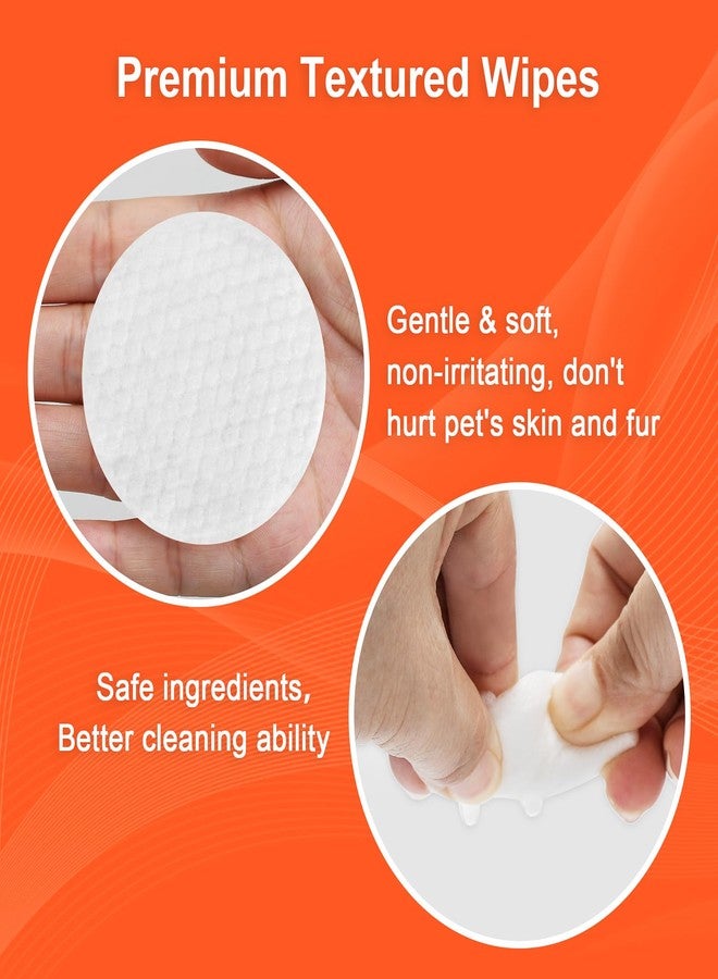 Opula 300Pcs Dog Ear Cleaner Wipes, Biodegradable Pet Ear Wipes for Dogs and Cats, Remove Ear Wax Debris, Relieve Itching, Eliminate Odors, Thick Otic Cleaning Pads - Image 3