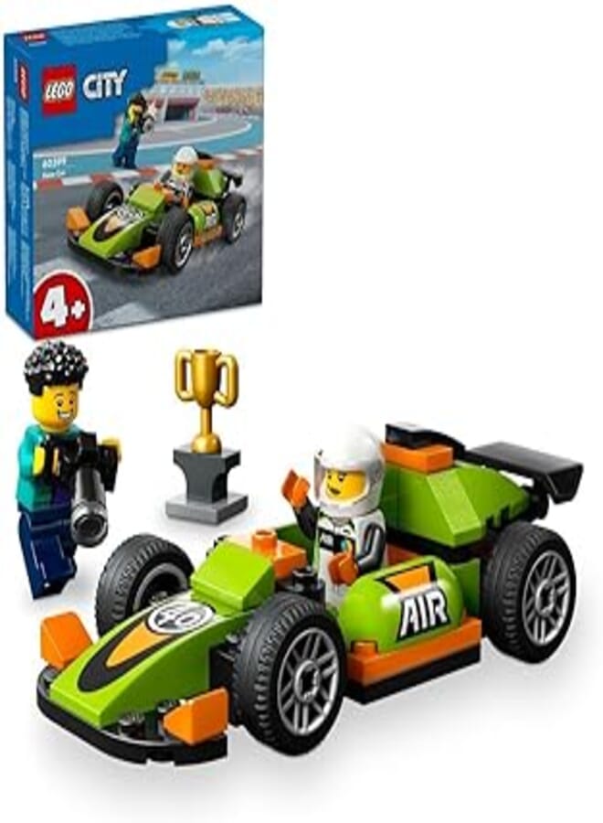 LEGO® City Green Race Car 60399 Building Blocks Toy Car Set; Toys for Boys, Girls, and Kids (56 Pieces)