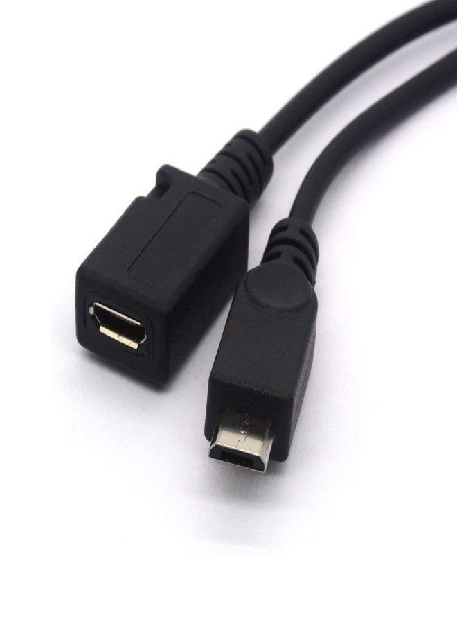 NEORTX Micro USB OTG Power Enhancer Cord USB 2.0 A Female to Micro USB Male and Micro 5 Pin Female Adapter Host Converter Cable - Image 3