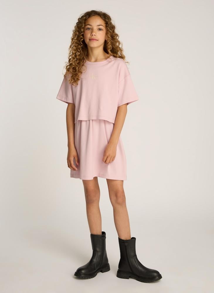 Calvin Klein Jeans LAYERED T-SHIRT SS DRESS  - Image 1