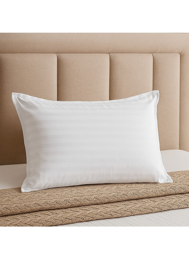 Generic Pillow, Hotel Bed Pillow for Kids for Sleeping, Soft and Comfortable, Microfiber Filling, 38 × 58 cm  - Image 1