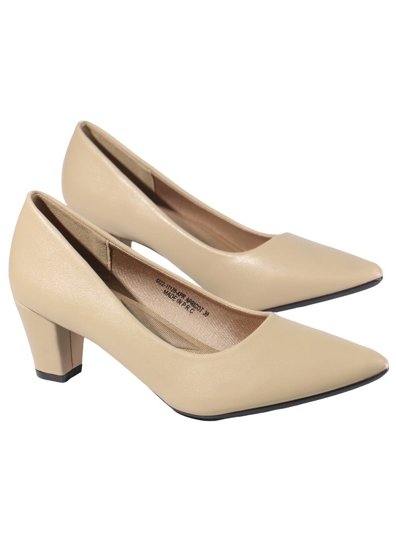 Women's High Heels Pumps Shoes | Closed Toe, Dress Slip-On Heels for Girls & Ladies | Mattee Women's Fashion High Heels for Party Bride Wedding Dress Platform Shoes