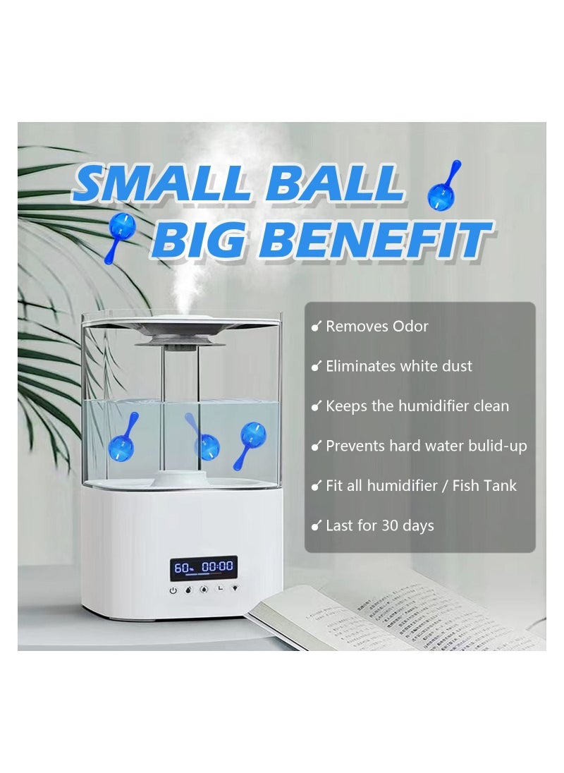 Y&D - Humidifier Cleaner, Clean Water Tank Fish Purification Deodorant Applicable Silver Ion Device Reduce Limescale And Odor Purifies (12 Pack) - Image 1