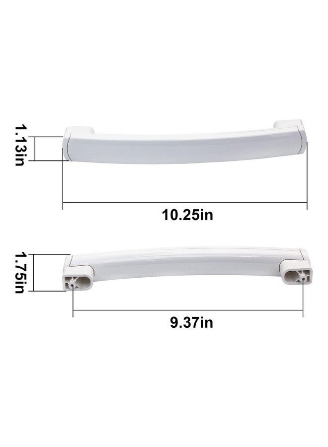 folosem Microwave Door Handle Support WB15X10278 AP5790517 Compatible with GE, and Hotpoint Microwave Replaces 261300714902, 3025557, PS8754175 -White - Image 3