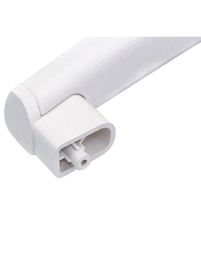 folosem Microwave Door Handle Support WB15X10278 AP5790517 Compatible with GE, and Hotpoint Microwave Replaces 261300714902, 3025557, PS8754175 -White - Image 2