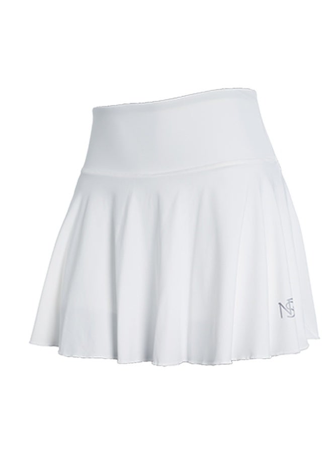 Wrinkled Yoga Skirt Women's Summer High Waist Pocket Skirt Sports Skirt Solid Color Running Training Quick drying Tennis Skirt  - Image 1