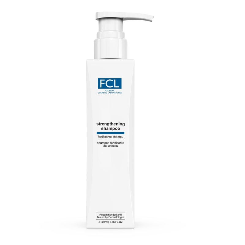 FIXDERMA Fcl Strengthening Shampoo Strengthens Hair Controls Hair Fall Reduces Frizz Promotes Hair Growth Cleans Scalp Mild Shampoo Paraben Sulphate Free 200 Ml - Image 2