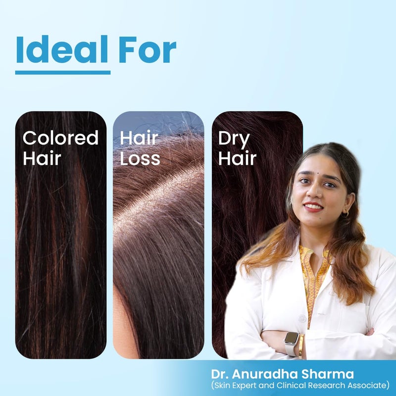 FIXDERMA Fcl Strengthening Shampoo Strengthens Hair Controls Hair Fall Reduces Frizz Promotes Hair Growth Cleans Scalp Mild Shampoo Paraben Sulphate Free 200 Ml - Image 5