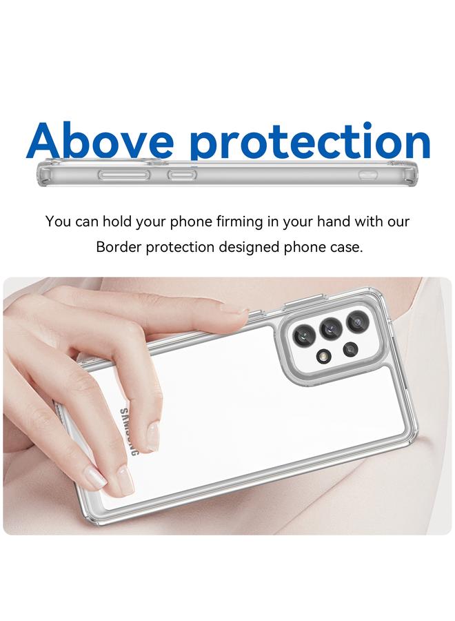 اس-توب جراب لهاتف Samsung Galaxy A73 5G من سلسلة ملونة من الأكريليك + جراب هاتف TPU - Image 4