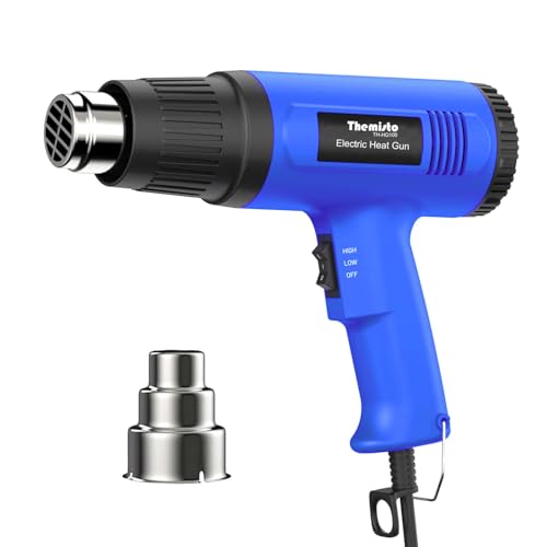 Themisto TH-HG300 2000W Heat Gun Machine | Variable Temperature 80°C to 650°C | Copper Motor | Extra Long Nozzle for Safety | Hot Air Gun Machine - Image 1