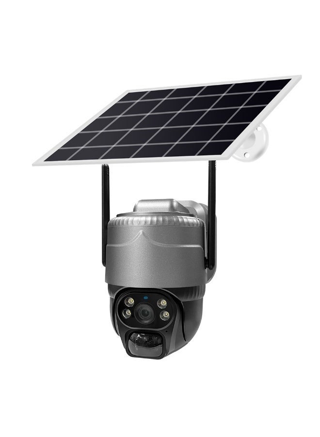 ELTRAZONE 3.0MP Solar Powered Outdoor WiFi PTZ Camera with Dual Illuminants, SD Card & Cloud Storage, PIR + Radar Motion Detection, IP66 Waterproof Build, Wireless Security Camera for Day & Night Monitoring - Image 1