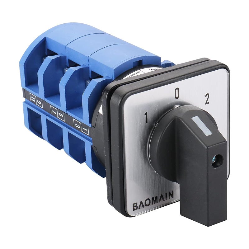 Baomain مفتاح تحويل دوار عالمي باومين SZW26-63/D303.3 660V 63A 3 وضعية 3 فاز - Image 4