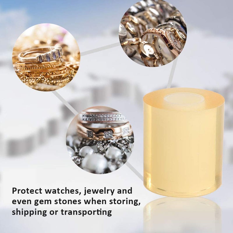 Rotekt Anti-Static Transparent PVC Protective Film Tape, 8cm Watch Anti-Static Static Protective Jewelry Protective Film, Clear Protector Tape Bracelet Necklace Ring Dust Scratch Repair - Image 2
