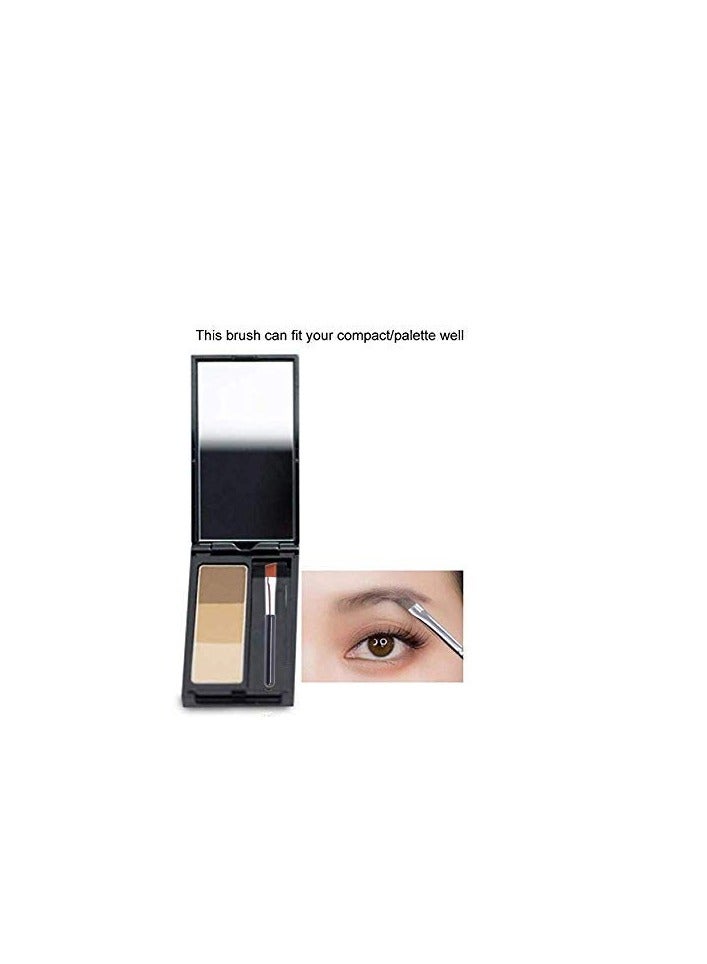 VOSAIDI 10pcs Eyebrow Brush Portable Premium Quality Angled Eye Brow Brush and Spoolie Mini Brush - Image 4