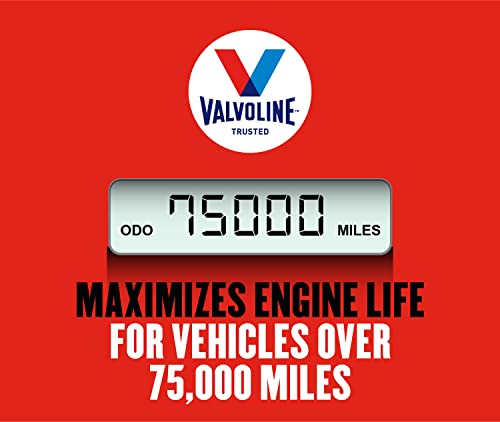Valvoline High Mileage with MaxLife Technology SAE 5W-20 Synthetic Blend Motor Oil 5 QT - Image 3