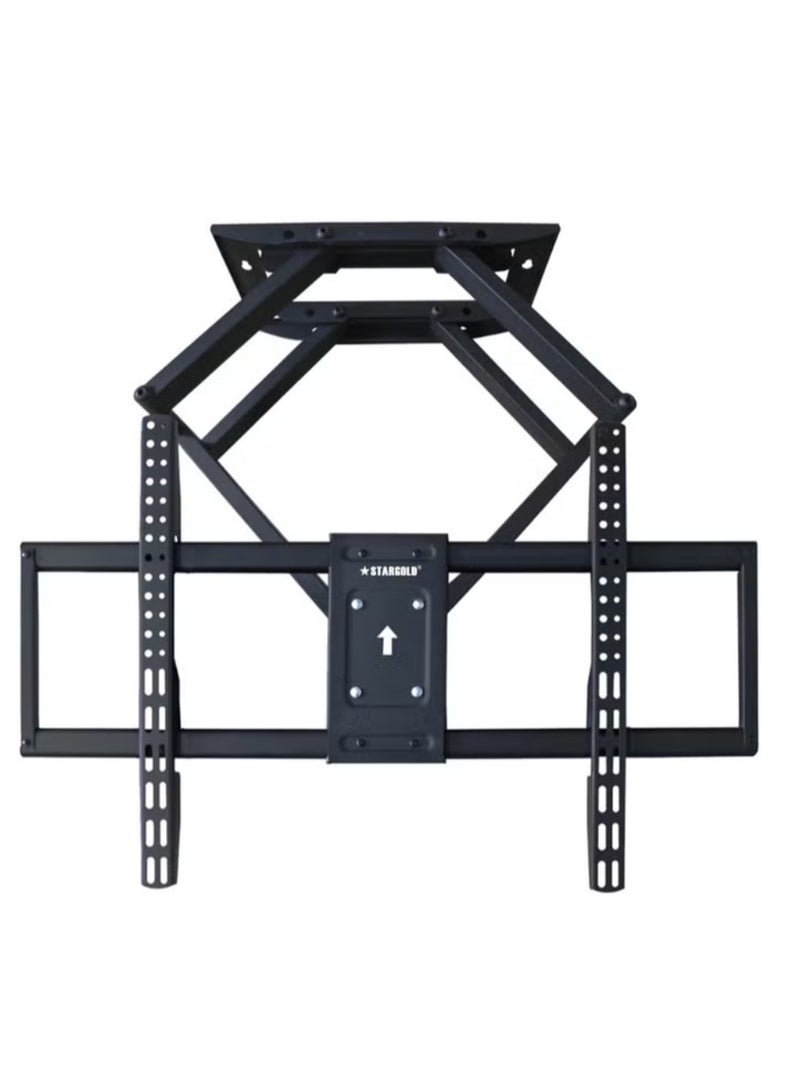 ستارجولد حامل جداري متحرك بالكامل للتلفزيون شديد التحمل، مقاس 60-120 بوصة - قابل للدوران والإمالة والتمديد SG-521HFM - Image 1