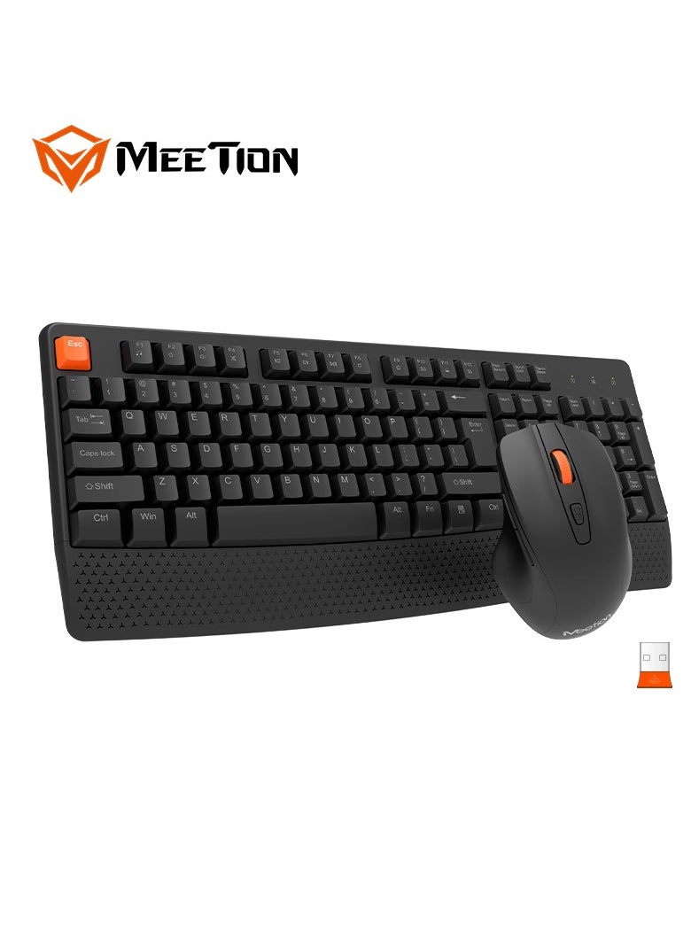 Meetion - Meetion Wireless Ergonomic Keyboard Mouse Combo C4130 Adjustable stand Precision Control Ergonomic Design - Image 1
