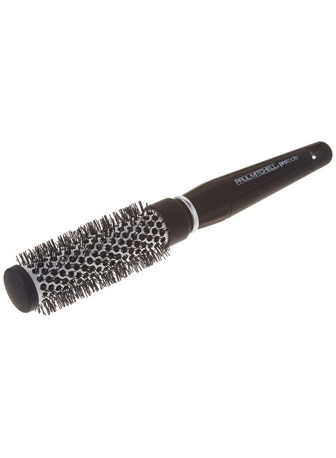 Paul Mitchell Pro Tools Express Ion Aluminum Round Brush, For Blow-Drying All Hair Types, Small, Black and Silver - Image 2