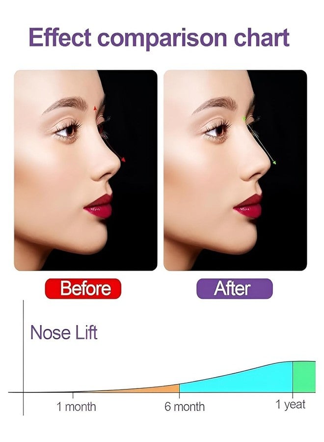 PAXCOO Silicone Nose Shaper Clip - Straighten & Lift Nose Bridge Naturally Soft and Safe, Beauty Face Shaping Tool for Women & Men - Reusable & Portable Comfortable Nose Corrector Tool for Daily Use - Image 4