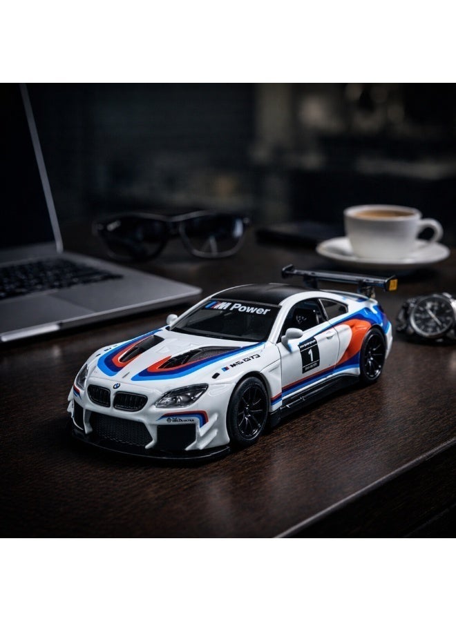 BMW M6 GT3 Diecast Model Car 1:44 Scale – Official Licensed Collectible Display Edition - Image 4