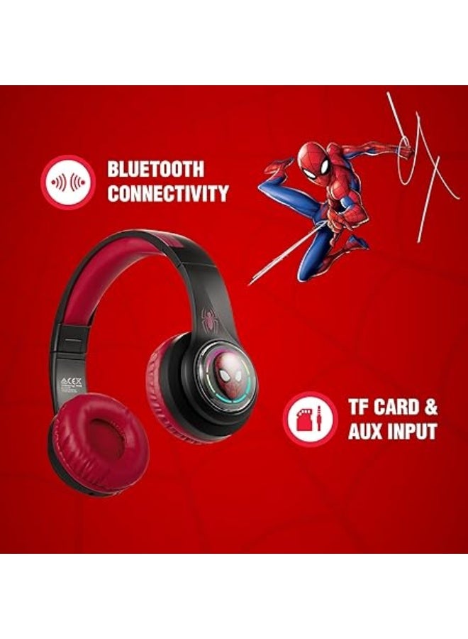 SMD Marvel Spider-Man 3D Bluetooth Headphones | Wireless kids headphones with 3D Spider-Man design, Bluetooth connectivity, soft cushions, adjustable headband, and immersive stereo sound - Image 4