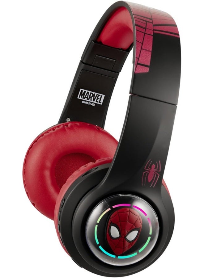 SMD Marvel Spider-Man 3D Bluetooth Headphones | Wireless kids headphones with 3D Spider-Man design, Bluetooth connectivity, soft cushions, adjustable headband, and immersive stereo sound - Image 1
