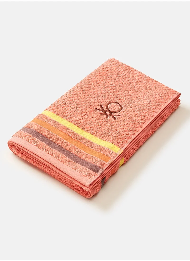 يونايتد كولورز أوف بينتيون United Colors of Benetton Rainbow Marigold Bath Towel 450 GSM