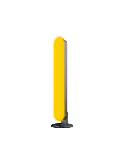 RGB Smart LED Light 3.5W App Control with 16 Million Colours, Voice Command, Wi-Fi Connectivity, Adjustable Light Works with Alexa & Google Assistant, 1.4m Wire - Black