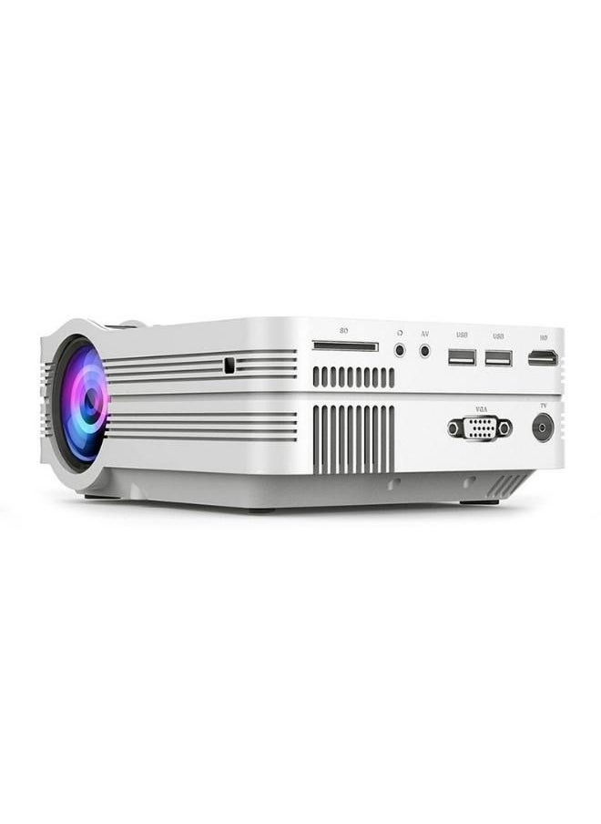 Crony - UB-10 PULS Projector Mini LED Projector Home Theater | white - Image 1